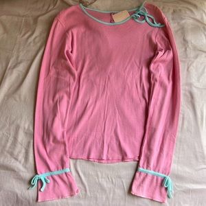 VINTAGE Y2K HUE PAJAMA TOP 💘